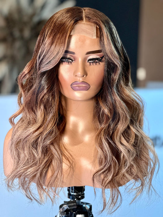 The Sasha (Indian Wavy Custom Colored)