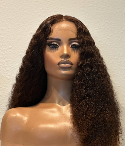 The Carly - 2 Bundles of 20" Cambodian Deep Wave with HD Closure